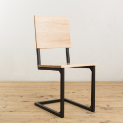 Maple and Steel School/House Chair