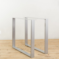 Powder-Coated Steel U-Shape Table Legs