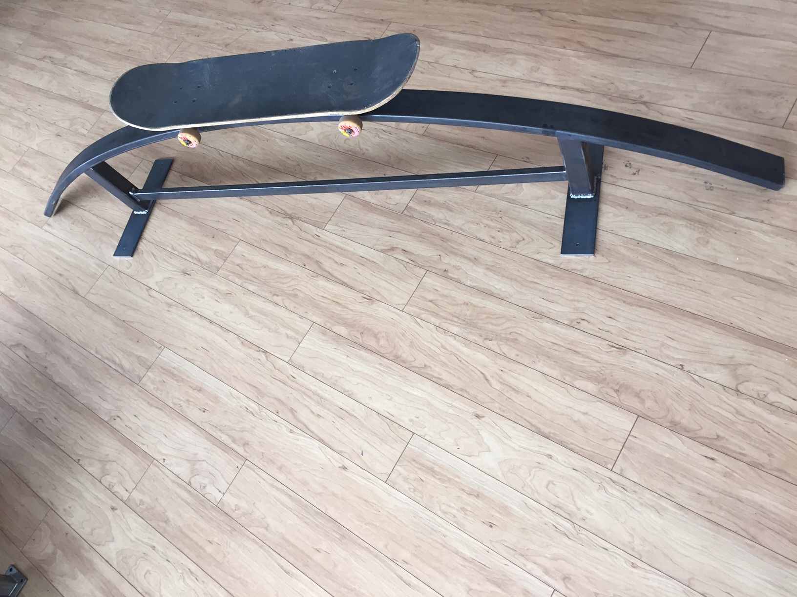 skateboarding custom rail des moines iowa